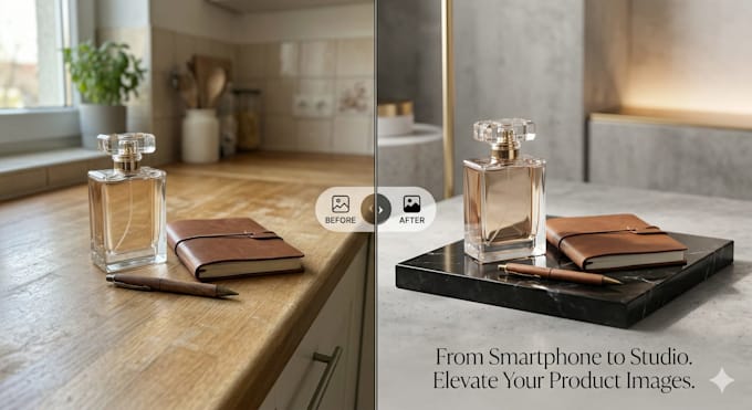 transform your mobile product photo into a high end studio shot