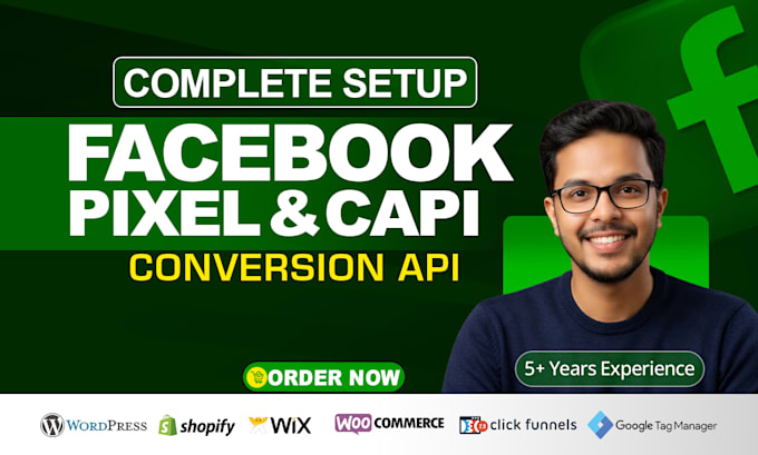 setup or fix shopify meta pixel conversion API tracking via gtm, ga4, fb pixel