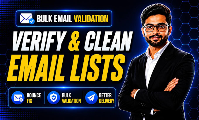 clean your email list to reduce bounce rate and improve deliverability