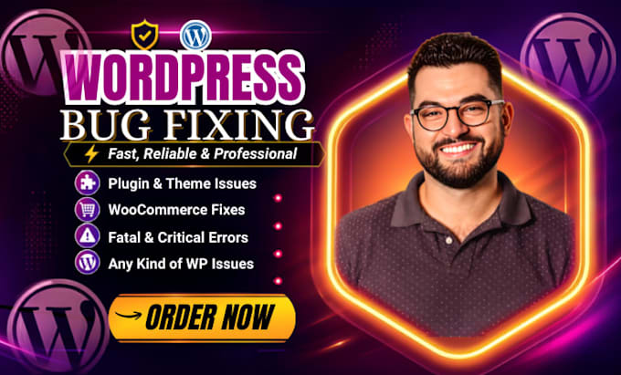fix critical wordpress error, database bug and elementor issues fast