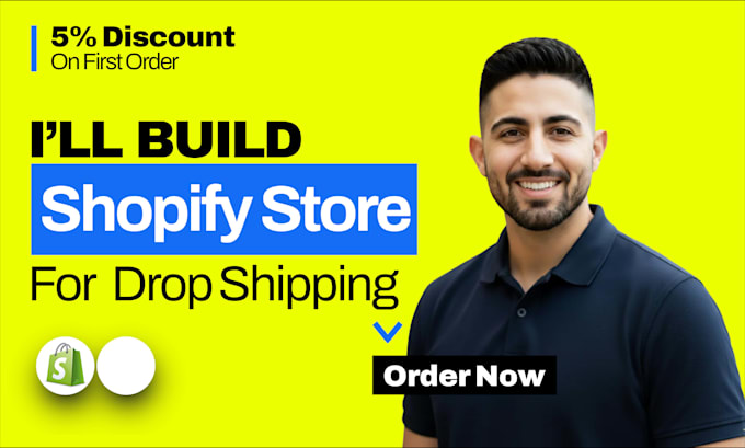 build shopify store design, shopify website development as shopify expert