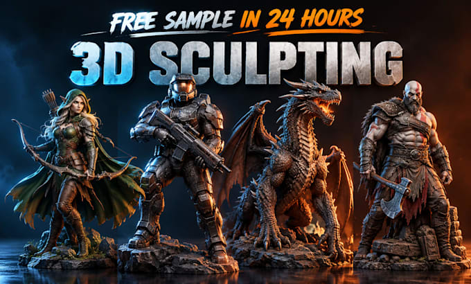 bring your character to life with a custom 3d sculpture