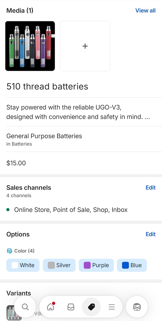 manage and update your store monthly