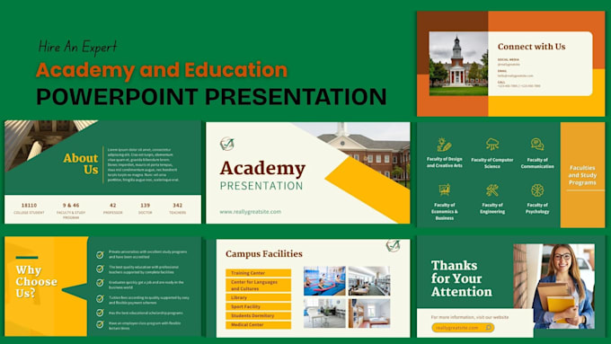 create educational presentation academic research elearning slides training