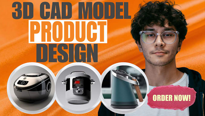 Do 3d cad model, industrial product design and mechanical design in ...
