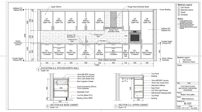 do millwork, casework, furniture shop drawings