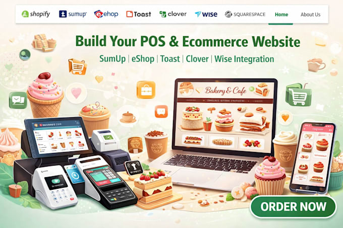 build sumup eshop ecommerce toast clover pos website store upload product wise