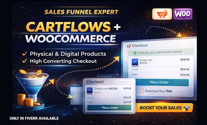 build a sales funnel with cartflows and woocommerce