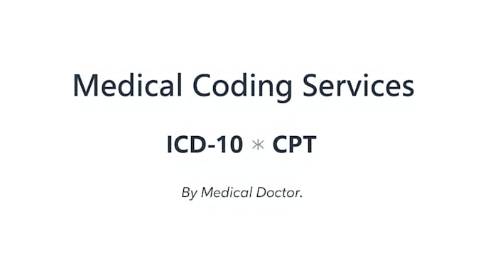 do accurate icd 10 and cpt medical coding for your records