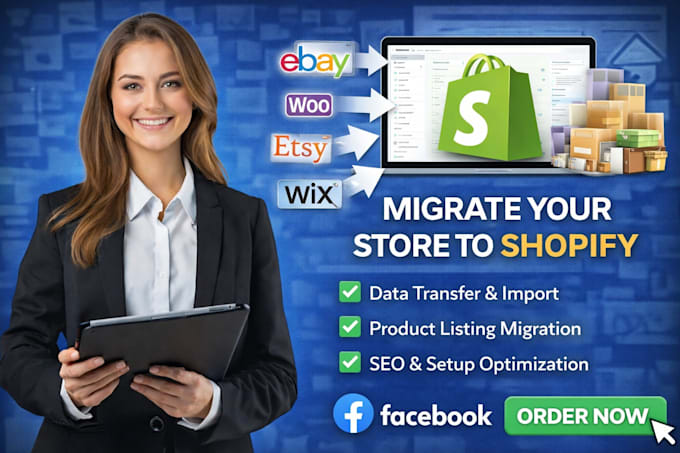 migrate mercado libre shopee lazada ecwid wix website to shopify store migration