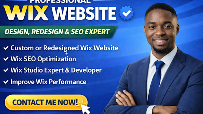 design redesign wix website wix seo wix studio expert developer