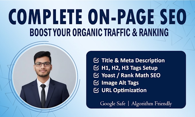 do complete on page SEO optimization for top google ranking