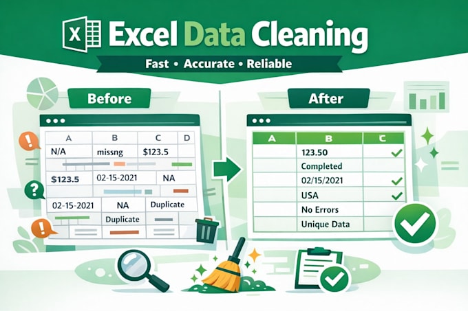 excel data cleaning and formatting