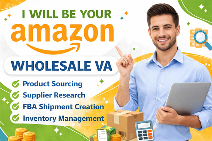 be your amazon fba wholesale virtual assistant, amazon va