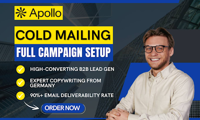 set up and manage high converting cold email campaigns