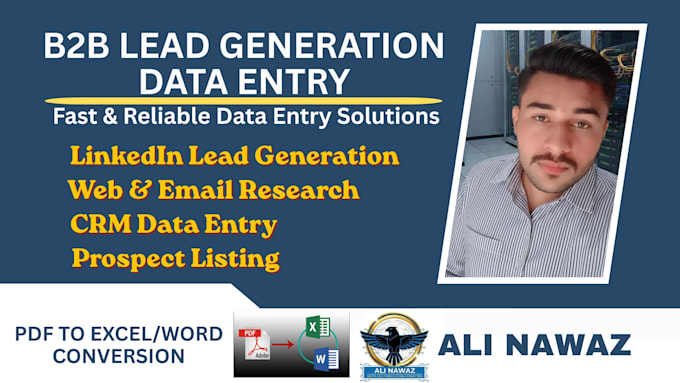 do expert b2b lead generation, email list building