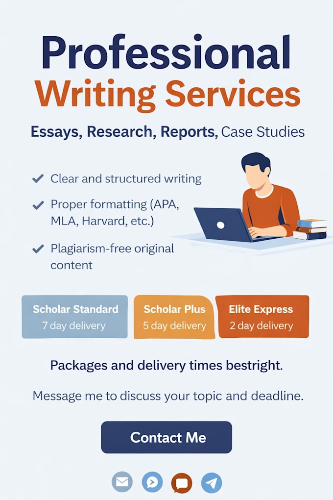 do professional research, reports, and case study writing