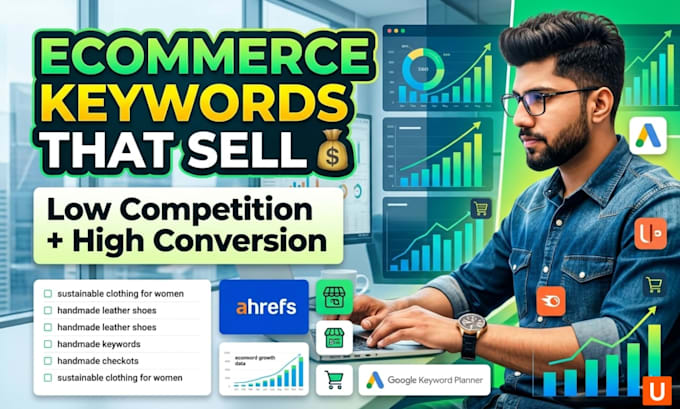 do ecommerce SEO keyword research using ahrefs and semrush