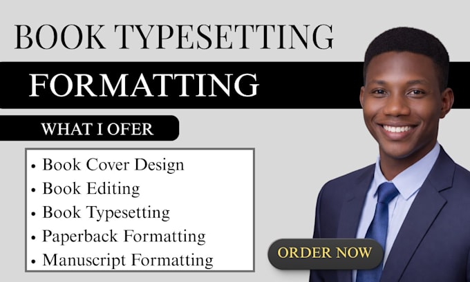 paperback formatting, book typesetting, kindle formatting, ebook formatting