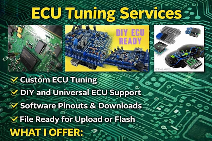 automotive pcb design, firmware coding and enclosure development for ecus