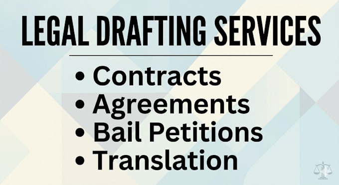do legal drafting, contract writing and english urdu translation