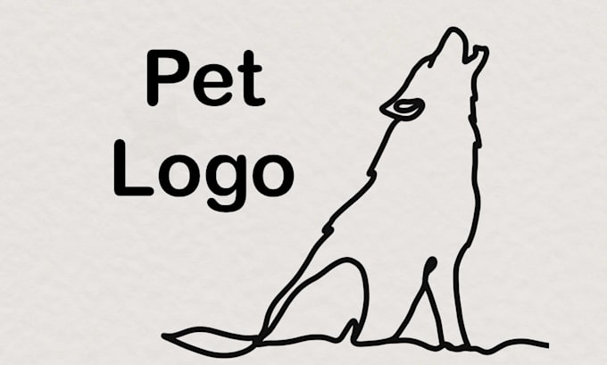 create a minimalist pet logo icon for your business