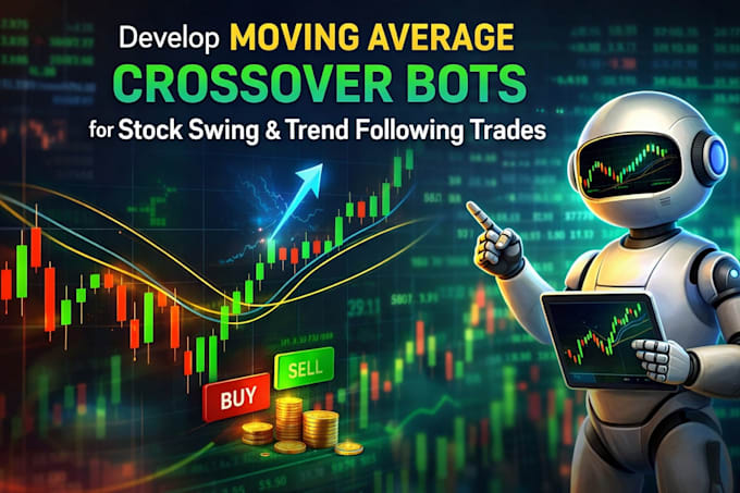 develop ma crossover strategies for swing and trend based stock trading