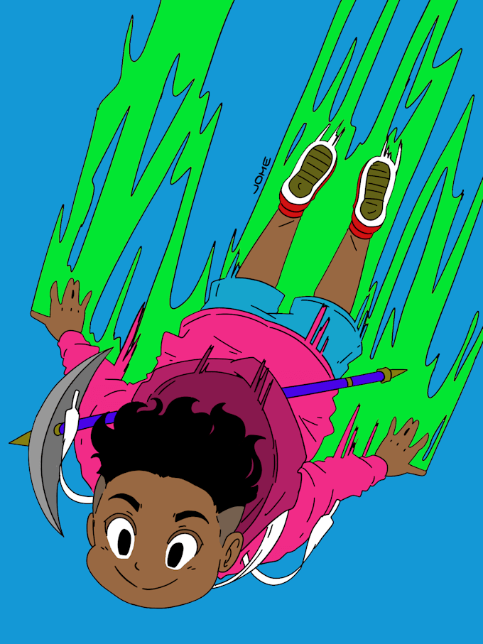 paint with flat colors your characters
