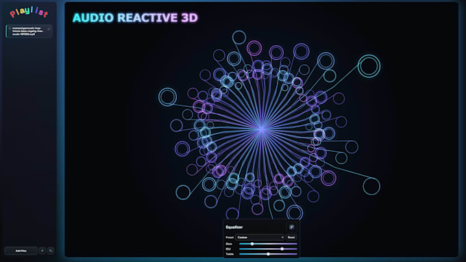 create an interactive 3d website using three js and webgl