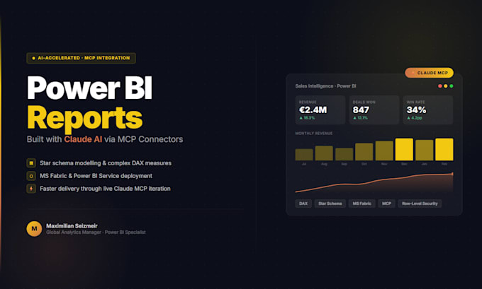 Build power bi reports accelerated by claude ai via mcp connectors by ...