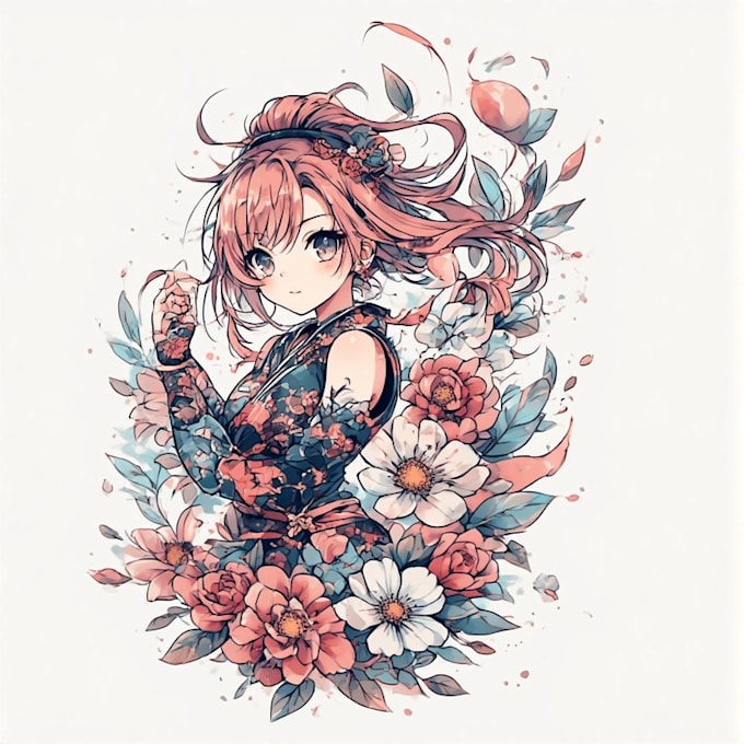 create a anime tattoo design