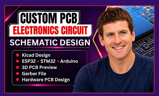 redesign and optimize your pcb layout and electronic circuit