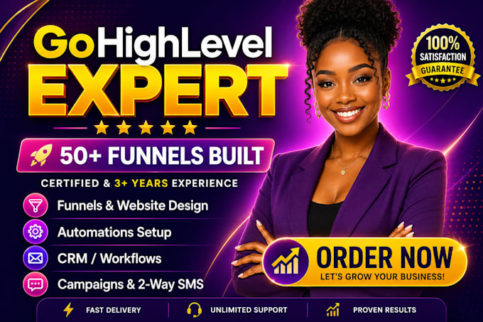 setup gohighlevel crm, automations, ai agent, a2p, gohighlevel funnels