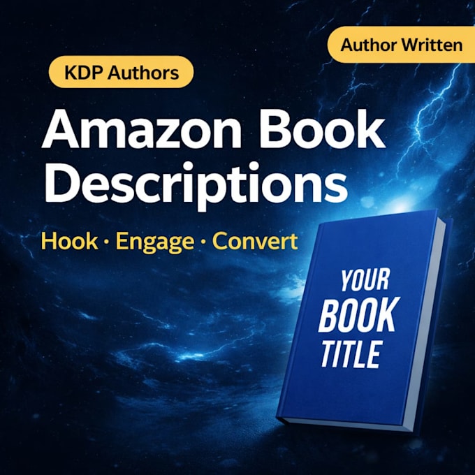 write a high converting amazon KDP book description