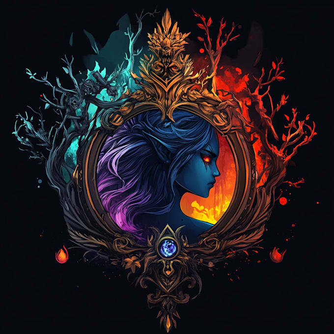 make a fantasy logo