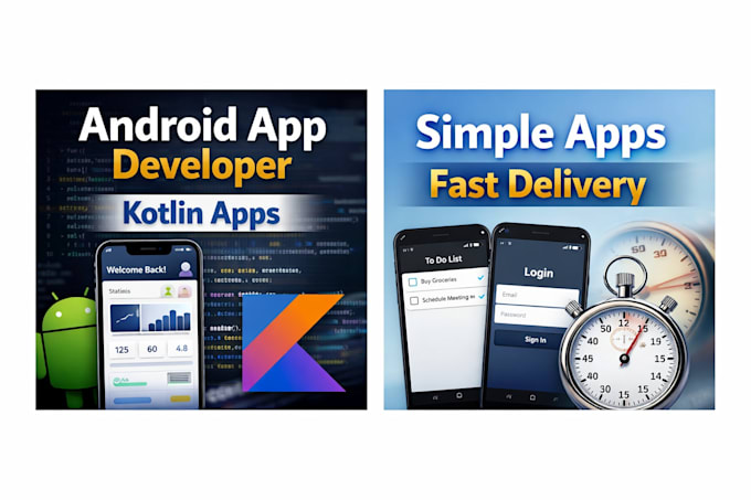 develop a simple android app using kotlin