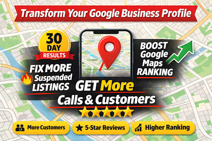 Rank your business profile on google maps and get you more local ...