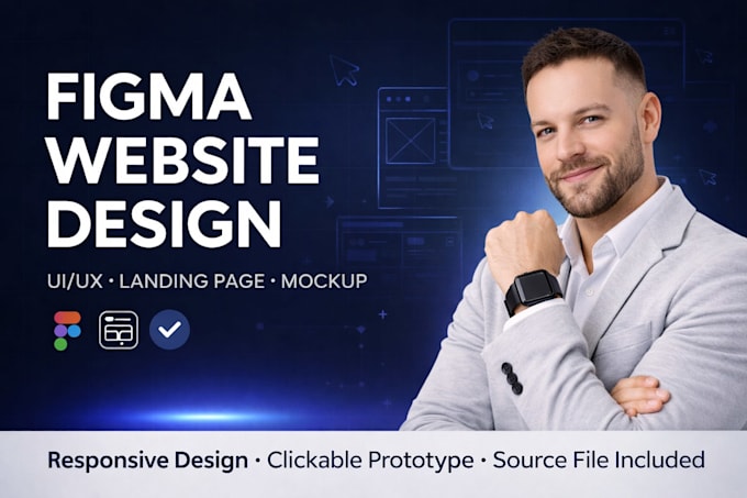 Design figma website ui ux figma landing page, and website ui ux design ...