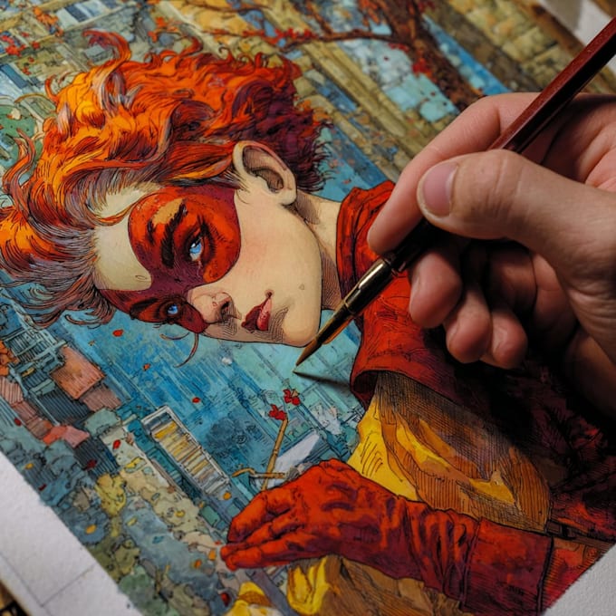 comic book professional artist