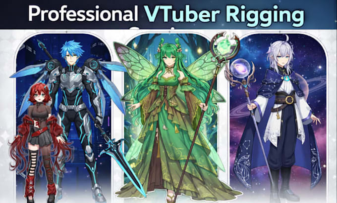 rig live2d vtuber model vtuber rigging 3d vtuber vtuber rigging vrchat rigging
