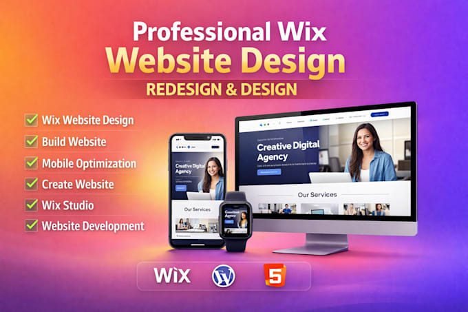 do professional and responsive wix web design, wix redesign, ecommerce website