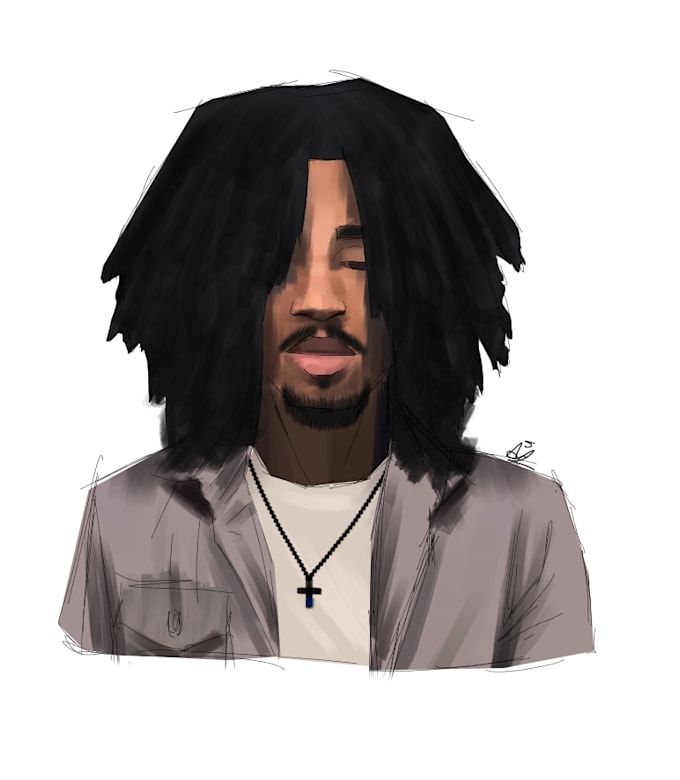 do digital portraits and character designs
