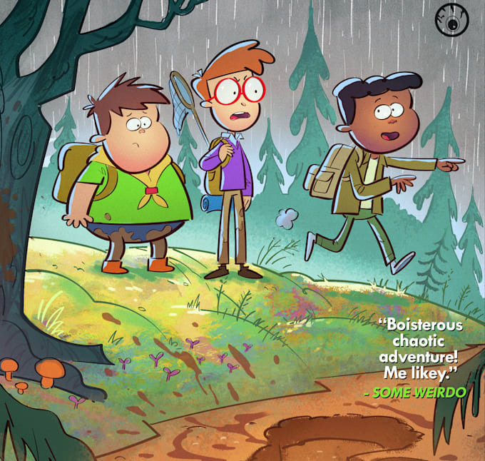 do character design for animation and comics