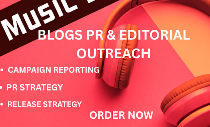 build a strategic music PR campaign with targeted blog outreach