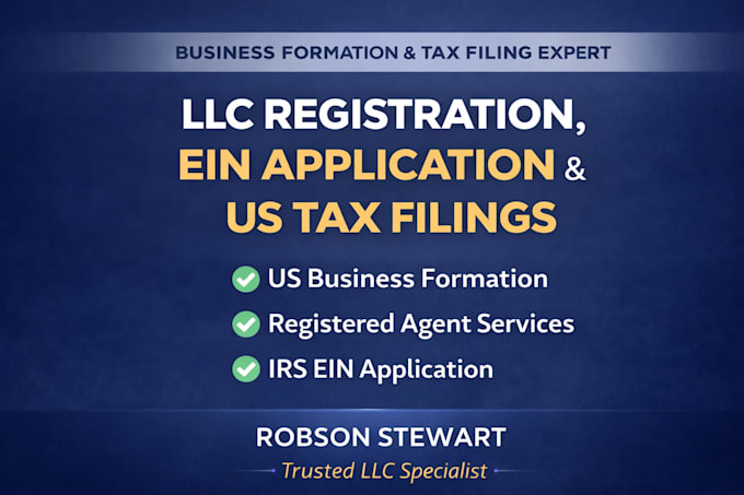 Formar tu llc en ee. uu., registro de ein y servicios de declaración de ...