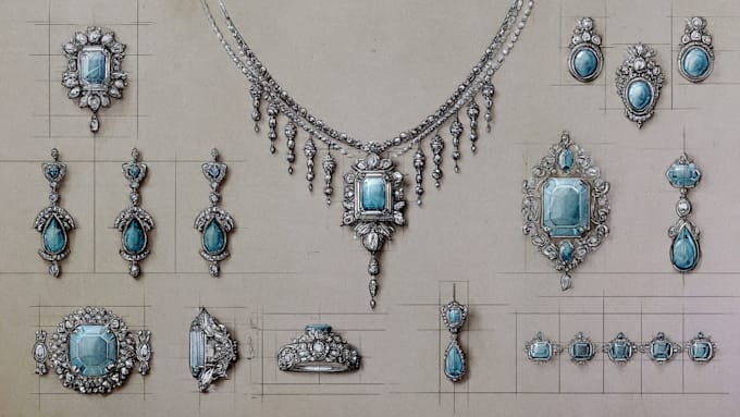 design custom jewelry sketches