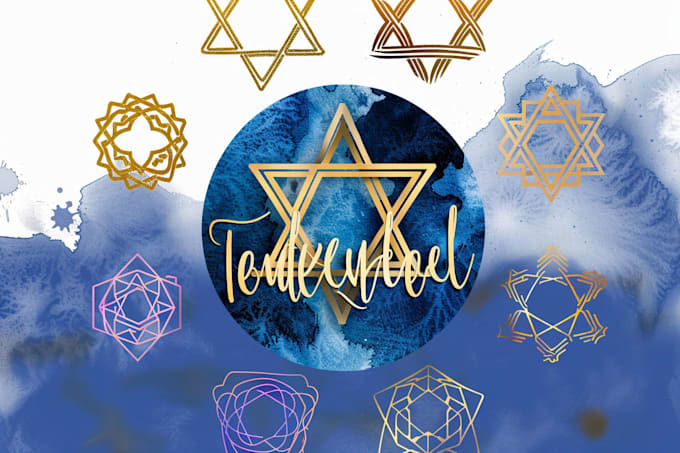 design professional bar and bat mitzvah logo