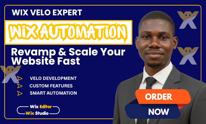 revamp wix consultant website using wix velo code wix automation in 24 hours