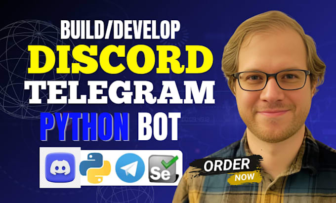 build python automation bots web scraper ai tools telegram discord bot selenium