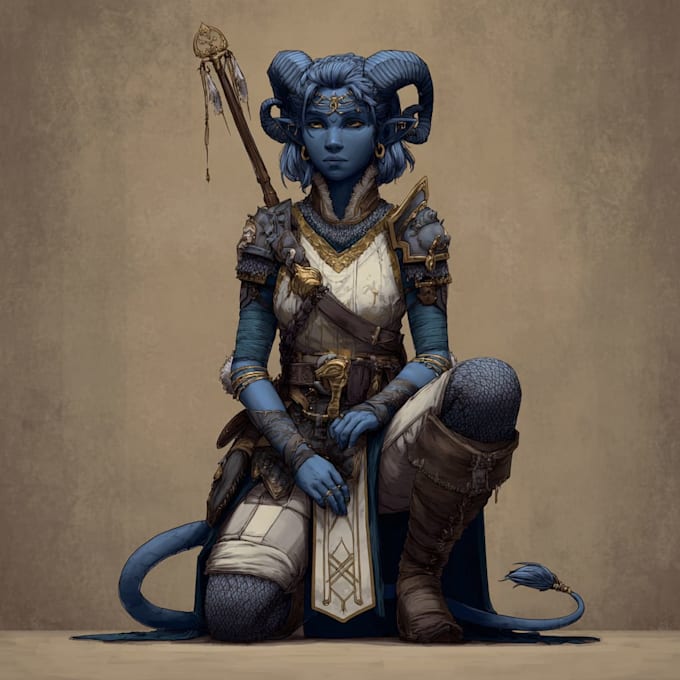 Draw your dnd character art by Juloietta | Fiverr